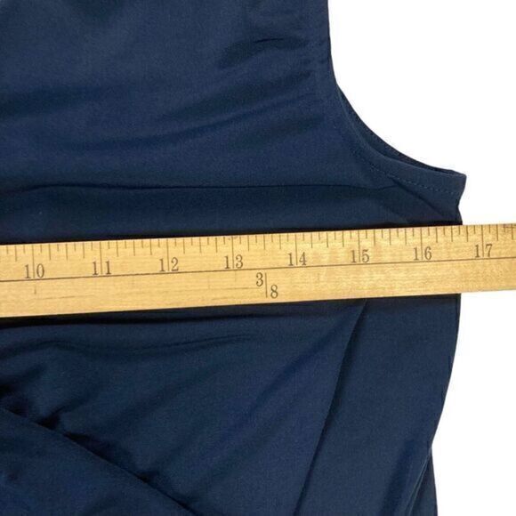 Banana Republic Crepe Wrap Tunic Womens Sz XS Classic Business Casual Comfort - Picture 9 of 13